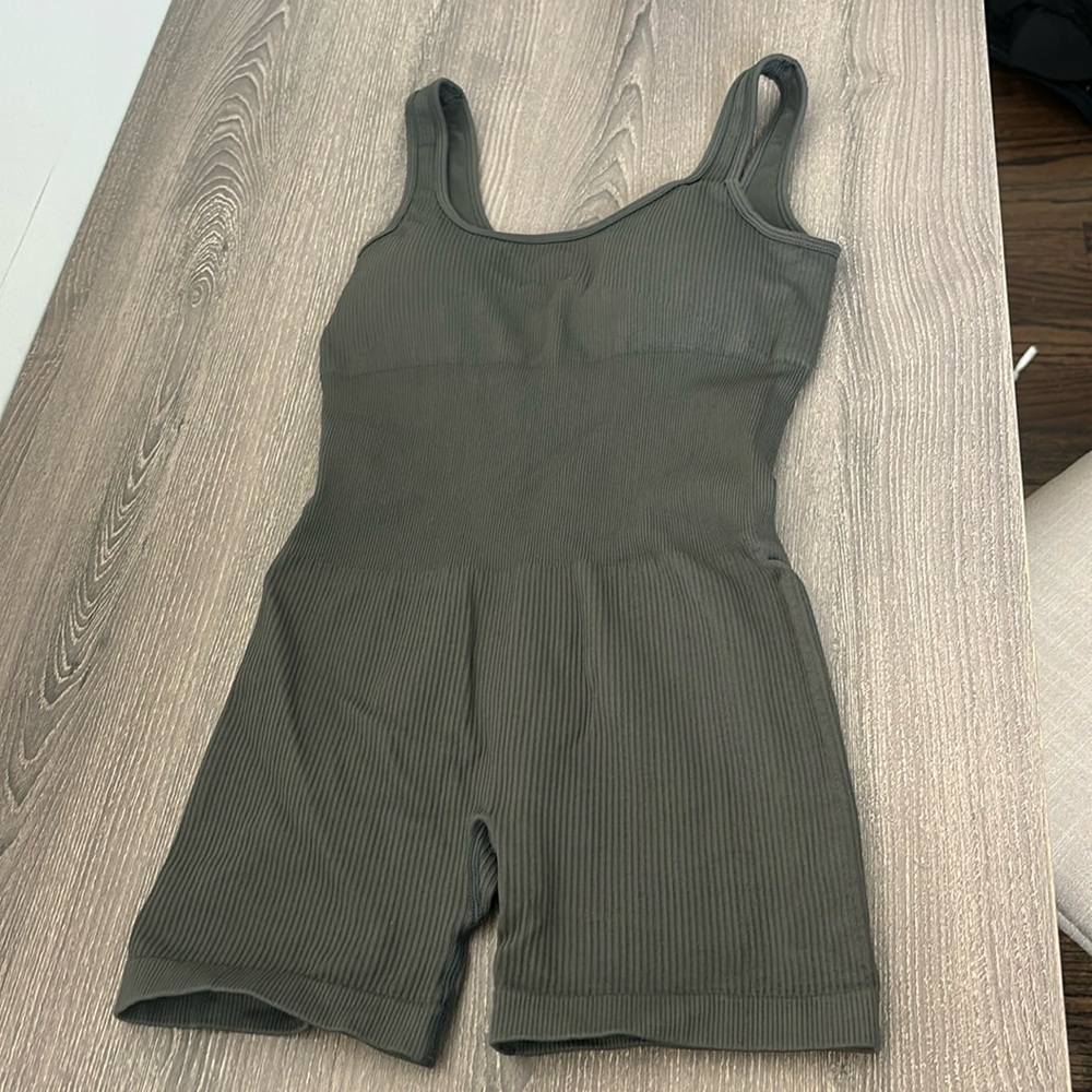 Halara Gray Seamless Jumpsuit